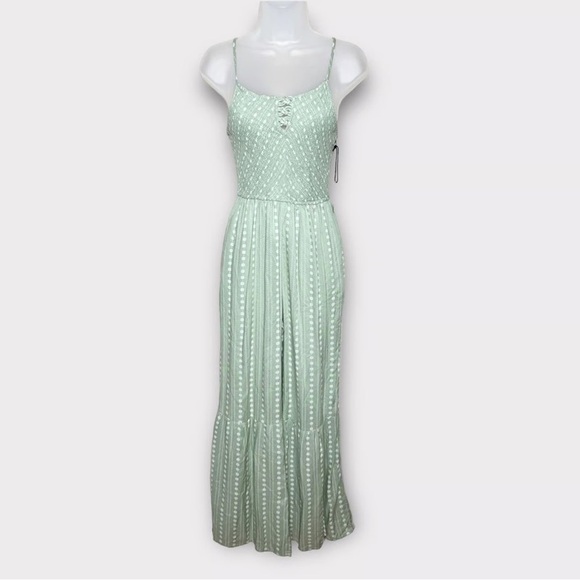 Sincerely Jules Mint Green Spring Floral Ruffle Cami Summer Comfy Jumpsuit - Picture 1 of 8